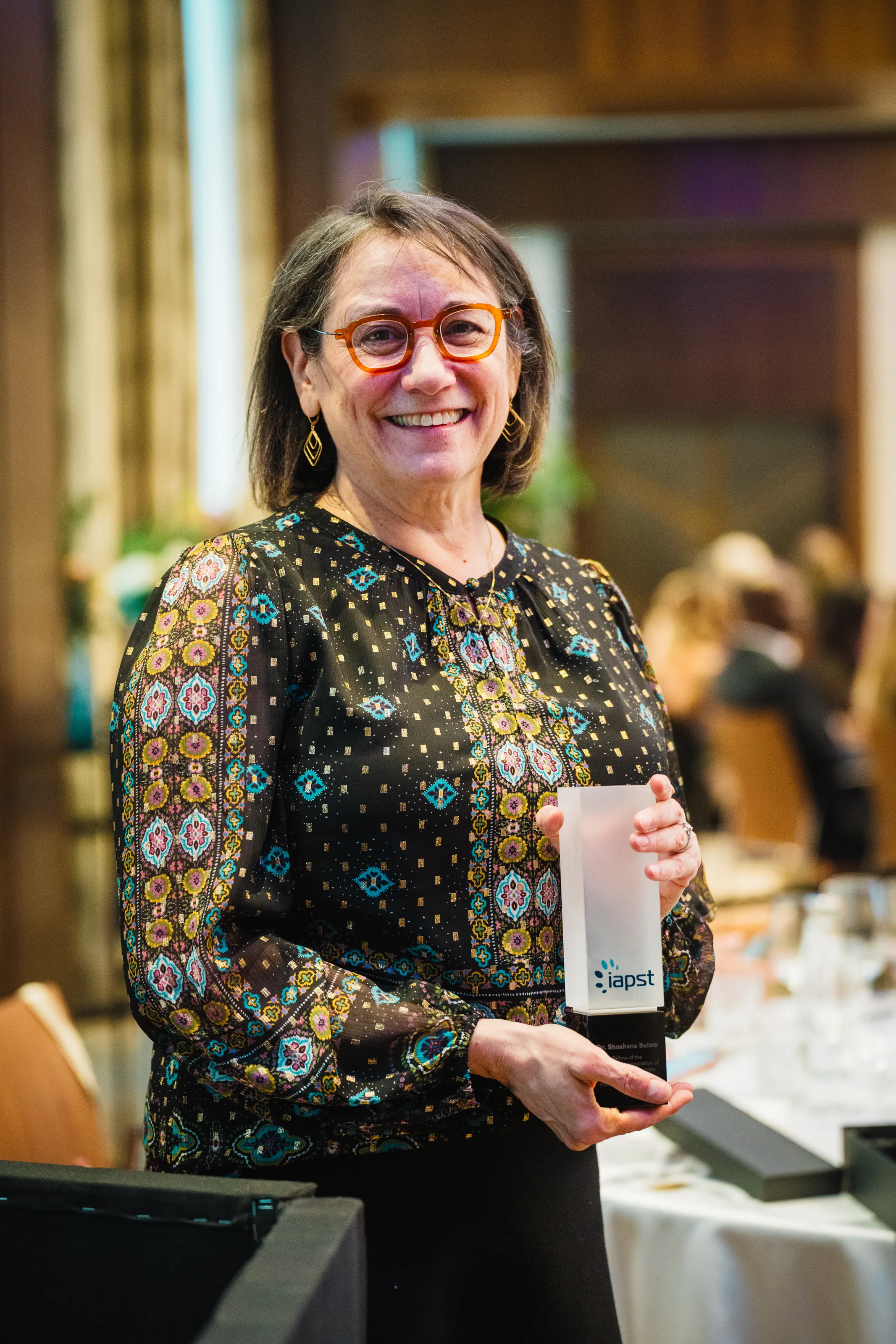 Dr. Shoshana Bulow with Fellow Award
